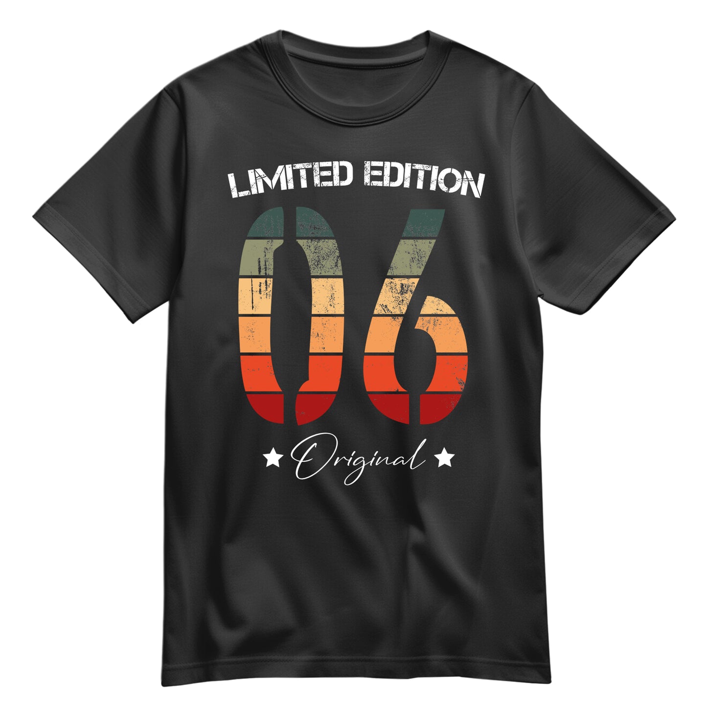 Limited Edition Original Grunge Vintage 06 - Geburtstagsshirt Schwarz - FULiMA®