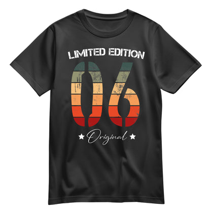 Limited Edition Original Grunge Vintage 06 - Geburtstagsshirt Schwarz - FULiMA®