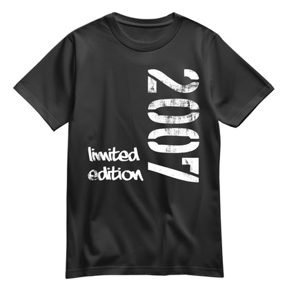 Limited Edition 2007 - Geburtstagsshirt Schwarz - FULiMA®