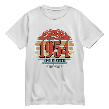 Geburtstagshirt - Original Limited Edition 1954 – Vintage Weiß - FULiMA®