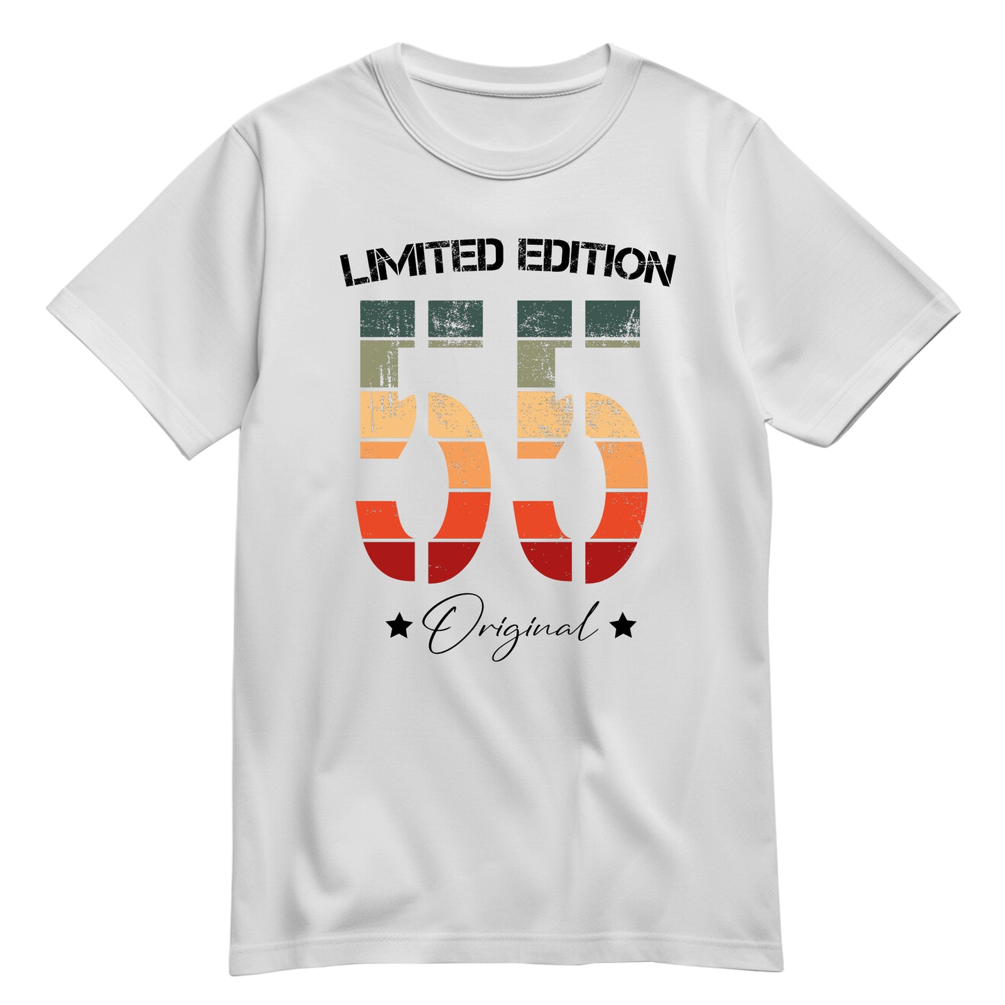 Limited Edition Original Grunge Vintage 55 - Geburtstagsshirt Weiß - FULiMA®