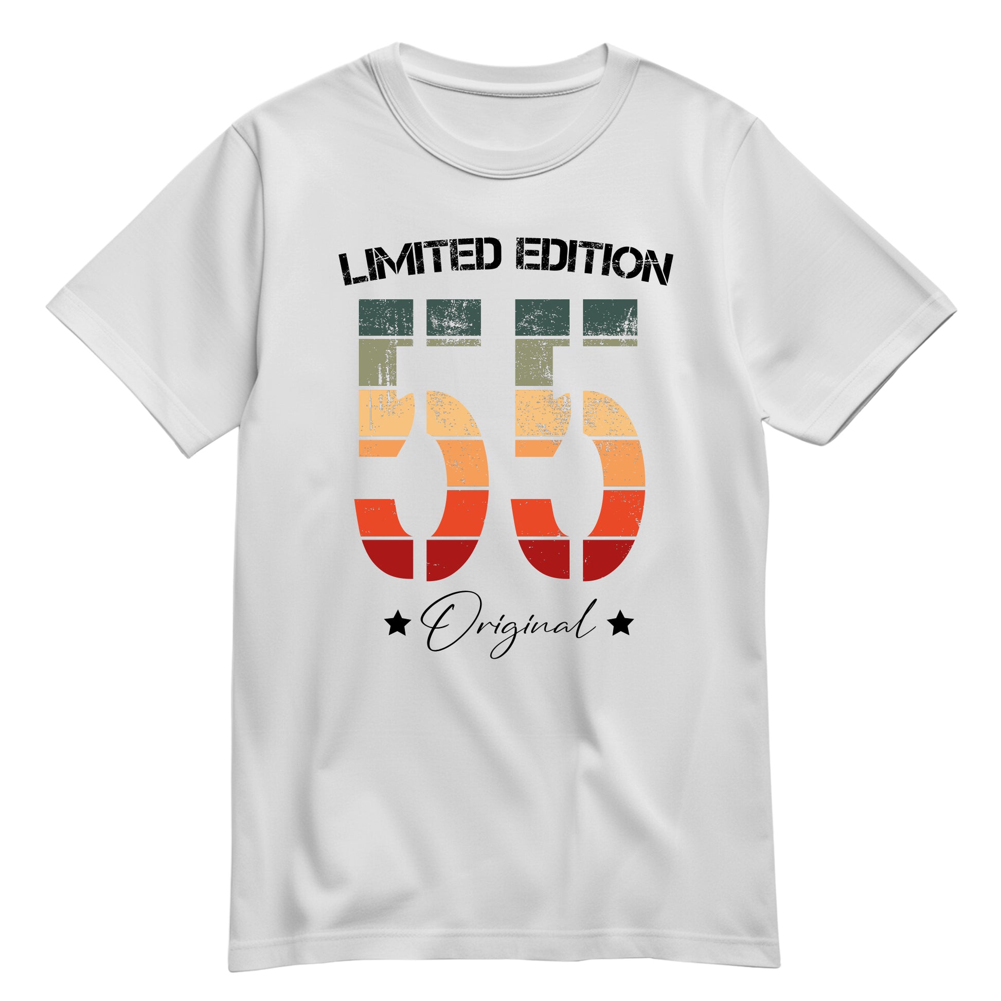Limited Edition Original Grunge Vintage 55 - Geburtstagsshirt Weiß - FULiMA®