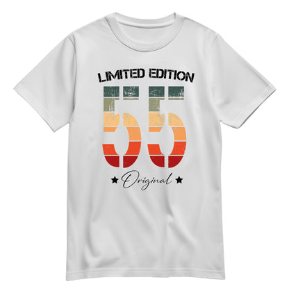 Limited Edition Original Grunge Vintage 55 - Geburtstagsshirt Weiß - FULiMA®