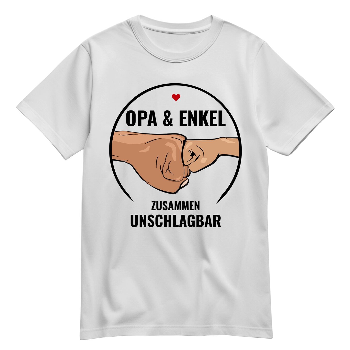 Opa Shirt - Opa und Enkel Zusammen Unschlagbar - Geschenkidee Weiß - FULiMA®
