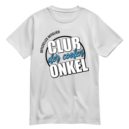 Onkel Shirt - Offizielles Mitglied Club der coolen Onkel - Geschenk Weiß - FULiMA®