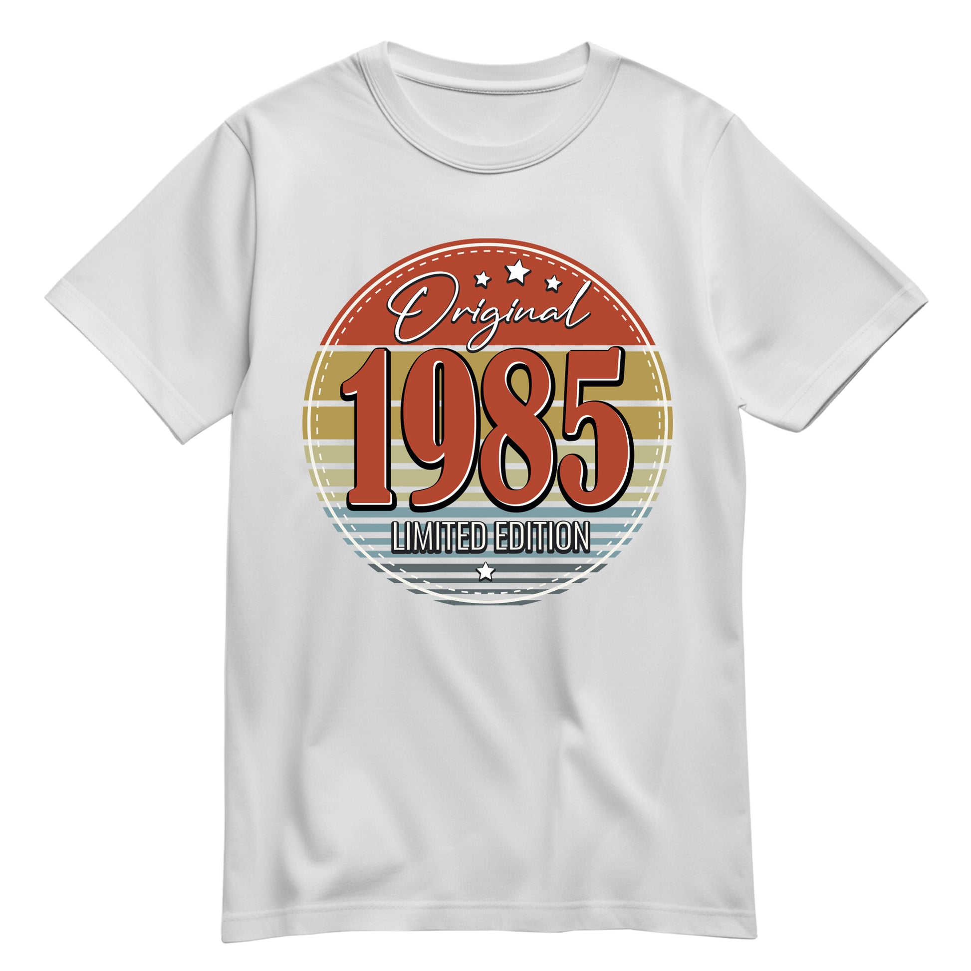 Geburtstagsshirt - Original Limited Edition 1985 – Vintage Weiß - FULiMA®
