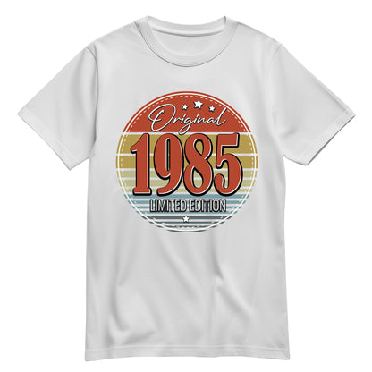 Geburtstagsshirt - Original Limited Edition 1985 – Vintage Weiß - FULiMA®