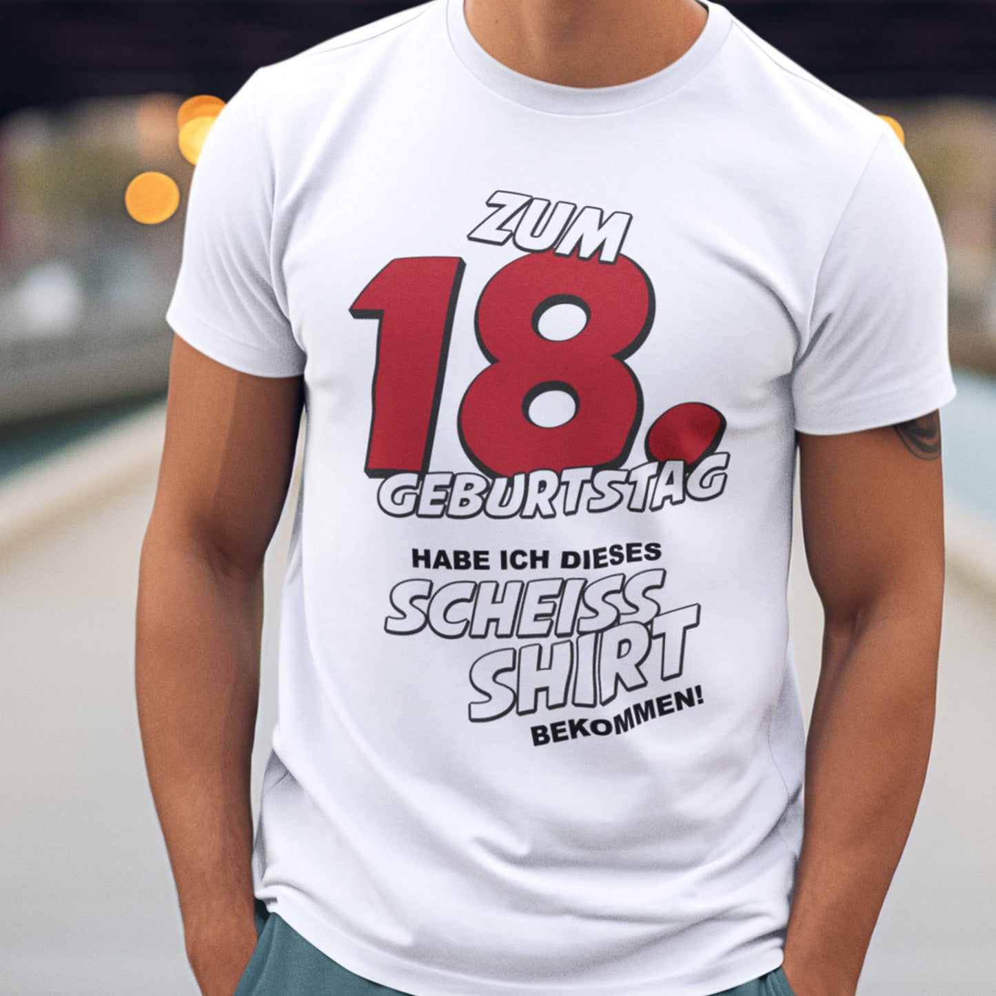 Zum 18. Geburtstag habe ich dieses scheiss Shirt bekommen - Geburtstagshirt - FULiMA®