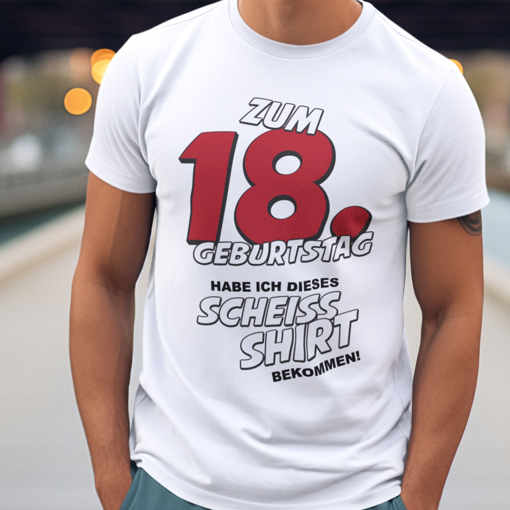Zum 18. Geburtstag habe ich dieses scheiss Shirt bekommen - Geburtstagshirt - FULiMA®