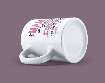 Personalisiert mit Namen – Tasse für Mama – Wir haben versucht das beste Geschenk für dich zu finden - Fulima