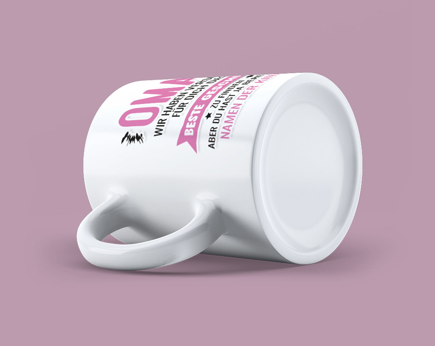 Tasse für Oma - Oma wir haben versucht das beste Geschenk für dich zu finden